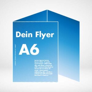 Falzflyer Wickelfalz Drucken Printonline