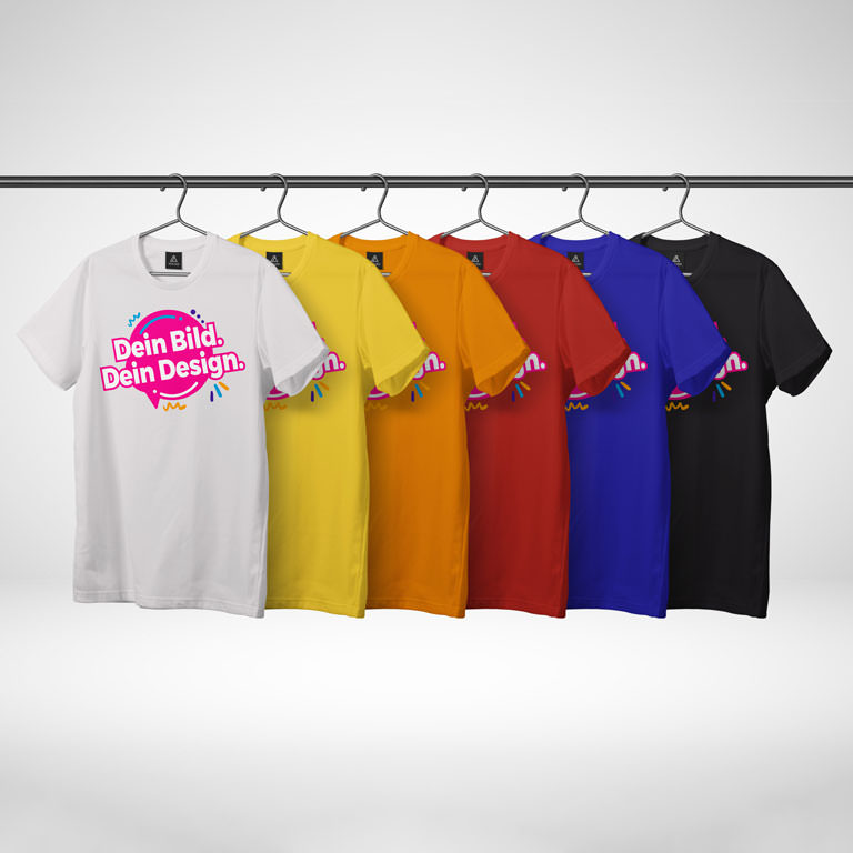 T-Shirt selber online gestalten mit Foto