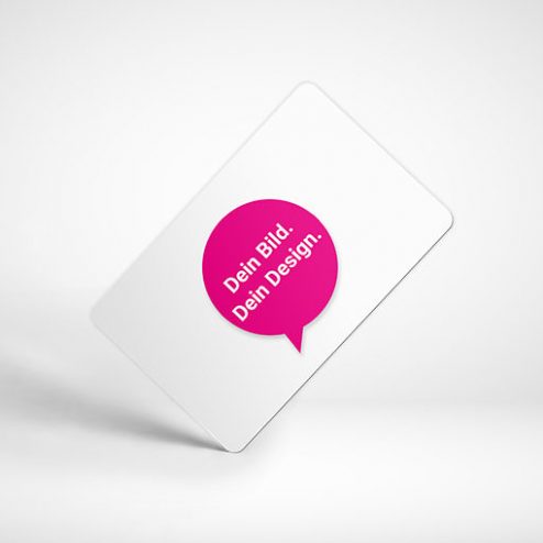 Gestalte jetzt deine Plastikkarten online! Dein Bild. Dein Design.