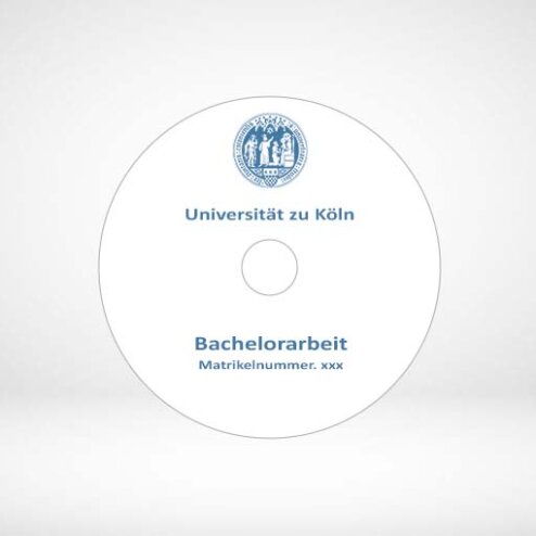 CD Label Abschlussarbeit