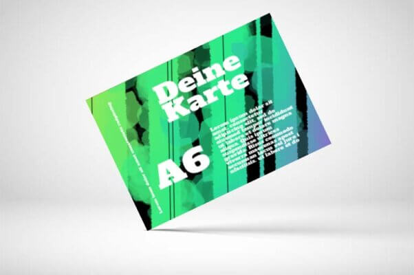 A6 Karten drucken | printonline24.com