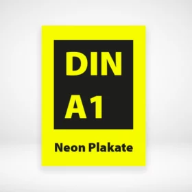 100 Werbeplakate – Leuchtplakate In 5 NEON-Farben Produktbild-Vorschau 3