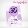 Geburtstagseinladungen Karten A6 drucken und bestellen. Geburtstagseinladungen Karten A6 selbst gestalten.