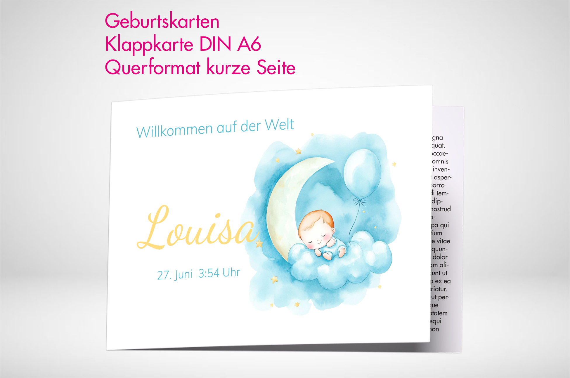 Geburtskarte-A6-Klappkarte-drucken-lassen-printonline24