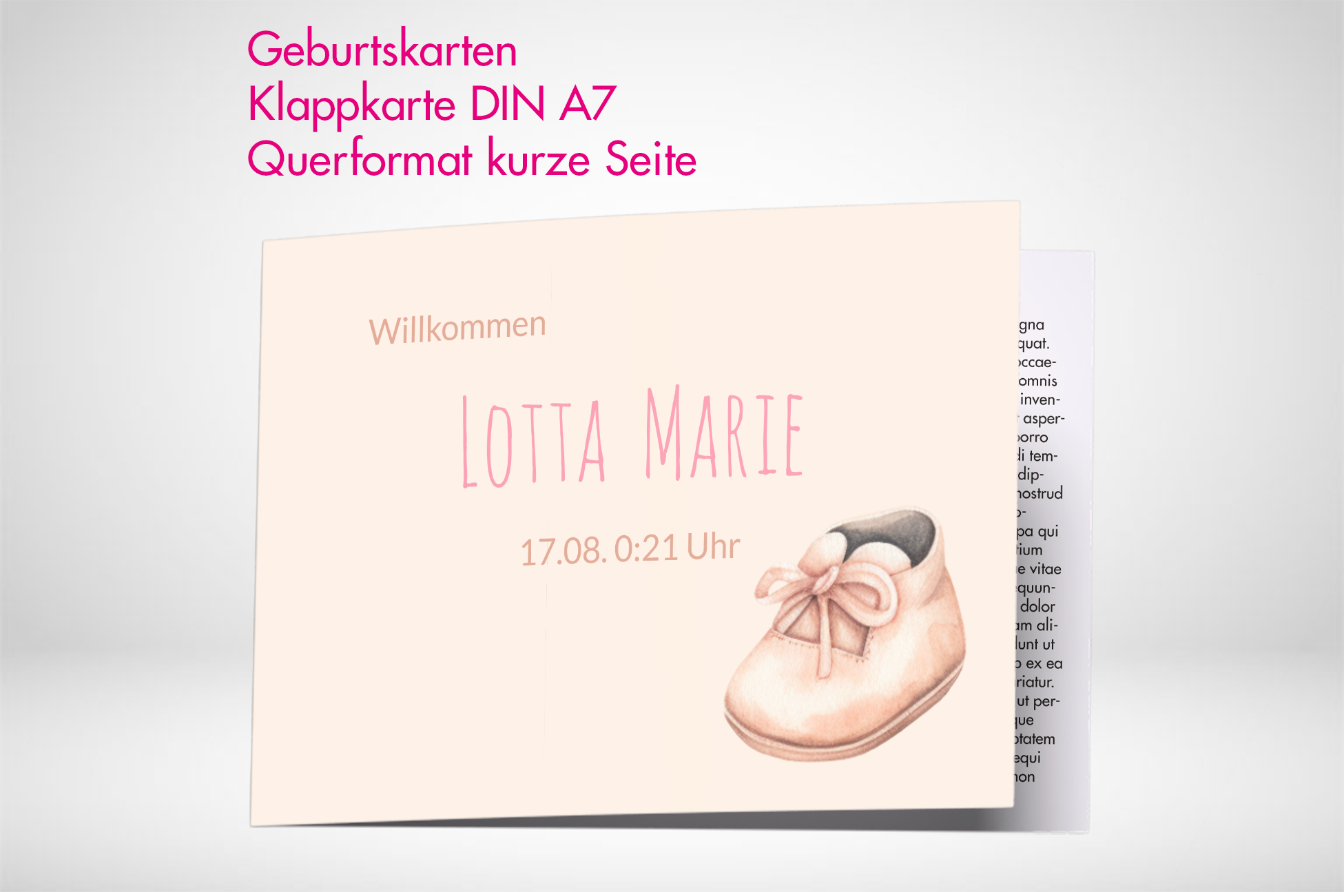 Geburtskarte-A7-Klappkarte-drucken-lassen-printonline24