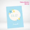 Geburtskarten B6 drucken auf verschiedenen Papierstärken. Geburtskarten B6 online gestalten und bestellen.