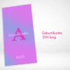 Geburtskarten DIN Lang drucken lassen. Eigene Geburtskarten DIN Lang online gestalten und bestellen.