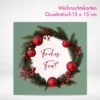 Weihnachtskarten quadratisch drucken lassen. Weihnachtskarten quadratisch 15 x 15 cm selbst online gestalten und bestellen.