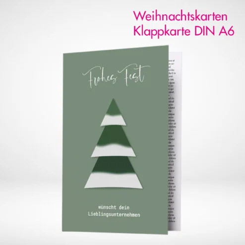Weihnachtskarten Klappkarten A6 drucken und bestellen. Weihnachtskarten Klappkarten A6 selbst online gestalten und drucken lassen.