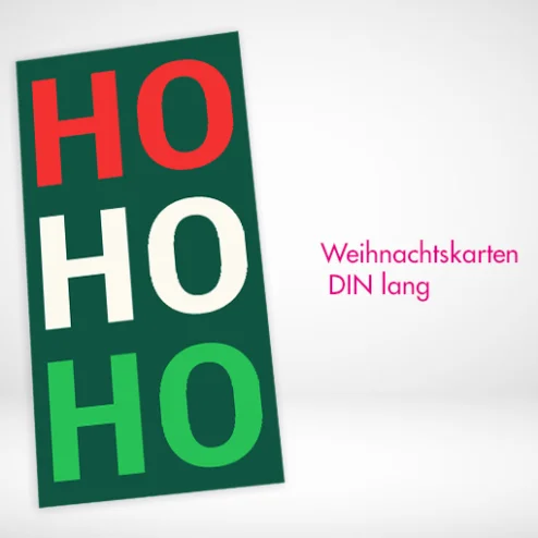 Weihnachtskarten DIN Lang drucken und bestellen. Weihnachtskarten DIN Lang selbst online gestalten und drucken lassen.