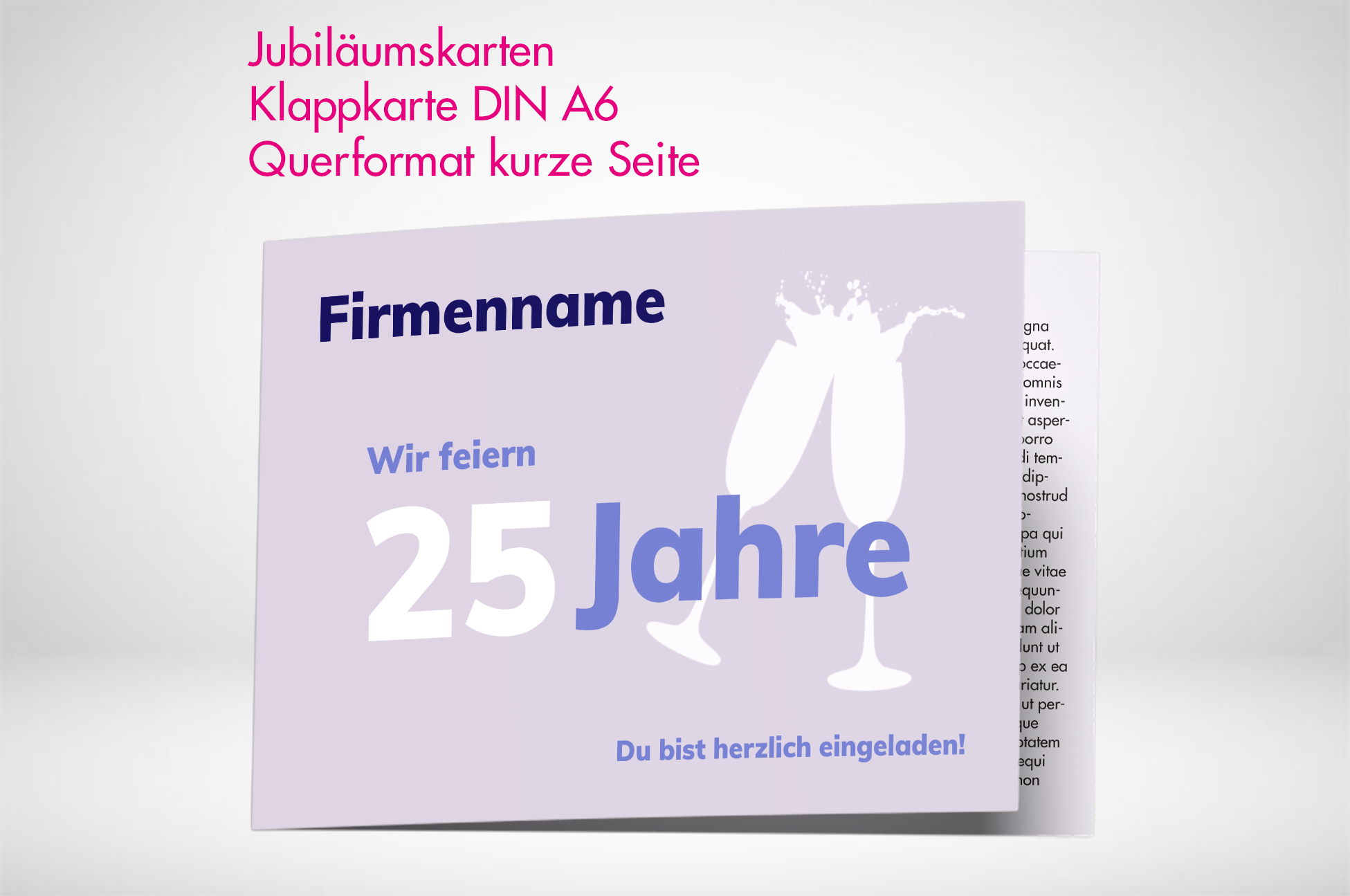 Jubiläumskarte-A6-Klappkarte-drucken-lassen-printonline24