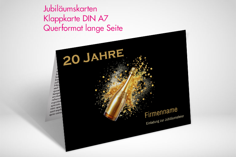 Jubiläumskarte-A7-Klappkarte-online-gestalten-printonline24