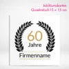Jubiläumskarten quadratisch drucken lassen. Jubiläumskarten quadratisch bei PrintOnline24 selbst gestalten und bestellen.