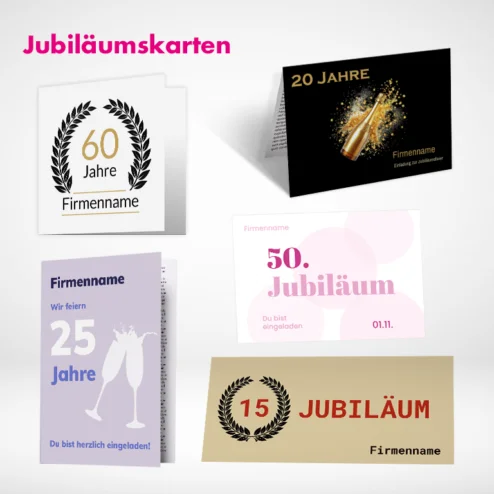 Jubiläumskarten
