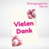 Danksagungskarten A5 drucken und bestellen. Danksagungskarten A5 selbst online gestalten und drucken lassen.