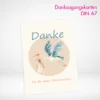 Danksagungskarten A7 drucken und bestellen. Danksagungskarten A7 selbst online gestalten und drucken lassen.