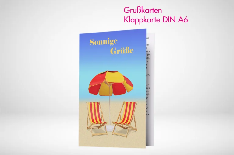 Grußkarten Klappkarten A6 drucken und bestellen. Grußkarten Klappkarten A6 selbst online gestalten und drucken lassen.