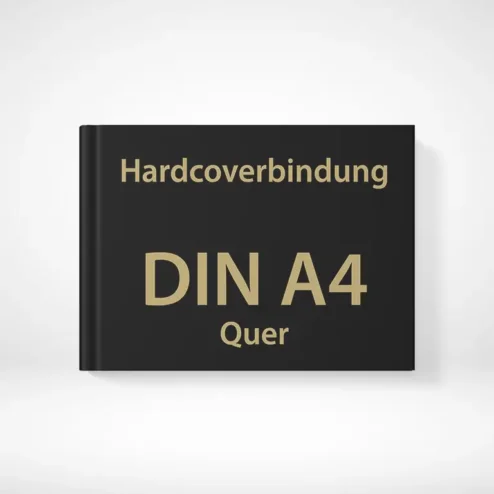 Hardcoverbindung A4 quer SW drucken und binden. Eigene Dateien als Hardcoverbindung A4 quer inkl. Schwarz/Weiß Drucke bestellen.