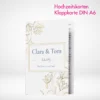 Hochzeitskarten Klappkarten A6 drucken und bestellen. Hochzeitskarten Klappkarten A6 selbst online gestalten und drucken lassen.