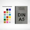 Klebebindung A5 SW Druck (Leimbindung) bestellen. Klebebindung A5 binden und drucken lassen.