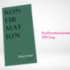 Konfirmationskarten DIN Lang drucken und bestellen. Konfirmationskarten DIN Lang online gestalten und drucken lassen.