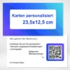 Karten personalisiert 230x125 mm drucken und bestellen bei PrintOnline24. Karten personalisiert 230x125 mm einseitig oder beidseitig drucken lassen.
