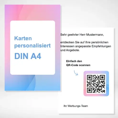 Karten personalisiert A4 drucken und bestellen bei PrintOnline24. Karten personalisiert A4 selbst online gestalten und drucken lassen.