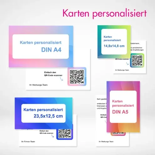 Karten personalisiert