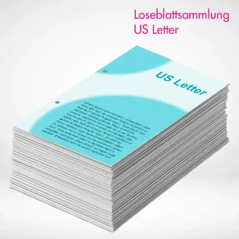 Alternative view of Loseblattsammlung US Letter farbig