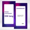 Karten nummeriert DIN Lang drucken und bestellen. Eigene Karten nummeriert DIN Lang online drucken lassen.
