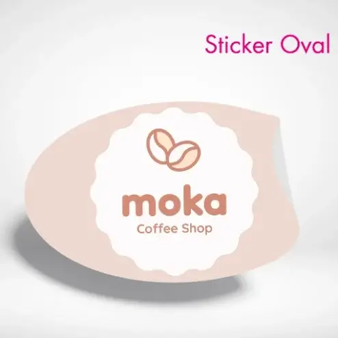 Sticker oval drucken und bestellen. Sticker oval selbst online gestalten und bei PrintOnline24 drucken lassen.