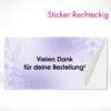 Sticker rechteckig drucken und bestellen. Sticker rechteckig selbst online gestalten und drucken lassen.