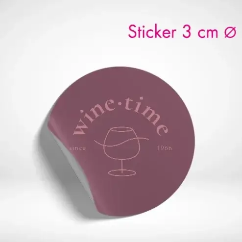 Sticker rund 3 cm drucken und bestellen. Sticker rund 3 cm selbst online gestalten und drucken lassen.