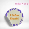 Sticker rund 7 cm drucken lassen. Sticker rund selbst online gestalten und bestellen.